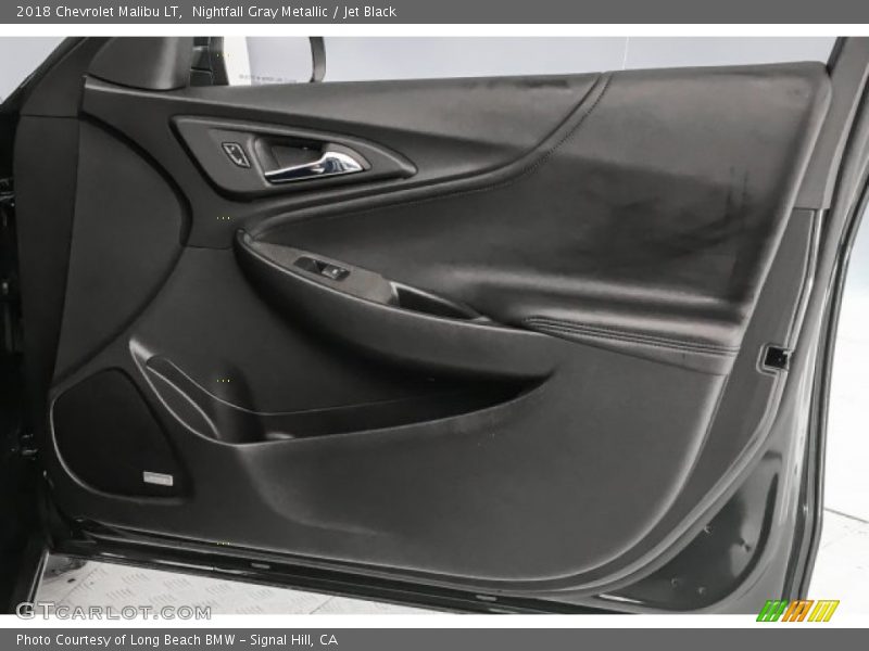 Nightfall Gray Metallic / Jet Black 2018 Chevrolet Malibu LT