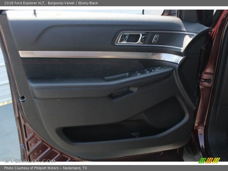 Burgundy Velvet / Ebony Black 2018 Ford Explorer XLT