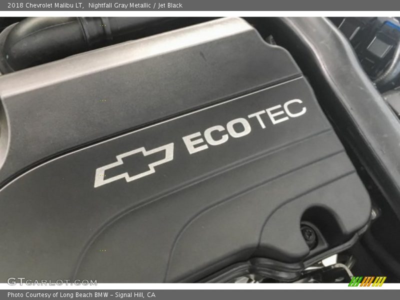 Nightfall Gray Metallic / Jet Black 2018 Chevrolet Malibu LT