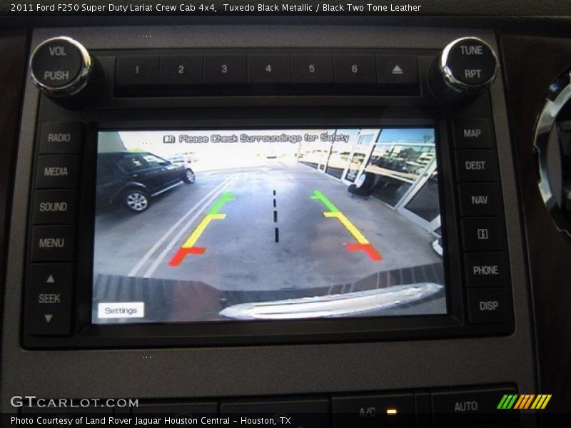 Tuxedo Black Metallic / Black Two Tone Leather 2011 Ford F250 Super Duty Lariat Crew Cab 4x4