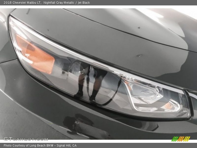 Nightfall Gray Metallic / Jet Black 2018 Chevrolet Malibu LT