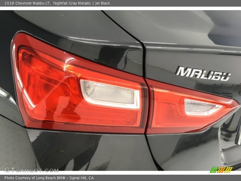 Nightfall Gray Metallic / Jet Black 2018 Chevrolet Malibu LT
