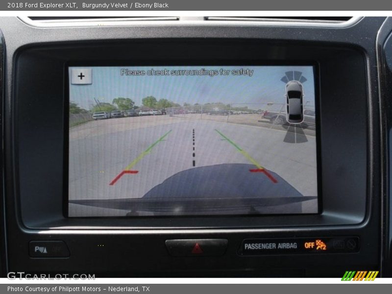 Burgundy Velvet / Ebony Black 2018 Ford Explorer XLT