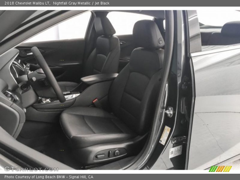 Nightfall Gray Metallic / Jet Black 2018 Chevrolet Malibu LT