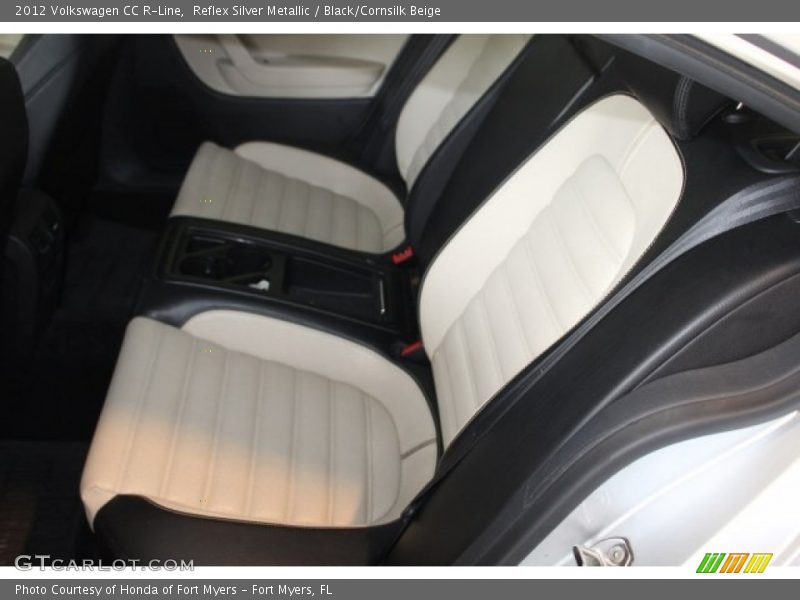 Reflex Silver Metallic / Black/Cornsilk Beige 2012 Volkswagen CC R-Line