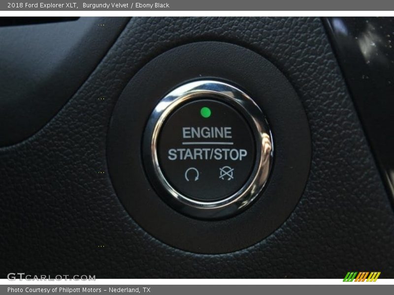 Burgundy Velvet / Ebony Black 2018 Ford Explorer XLT
