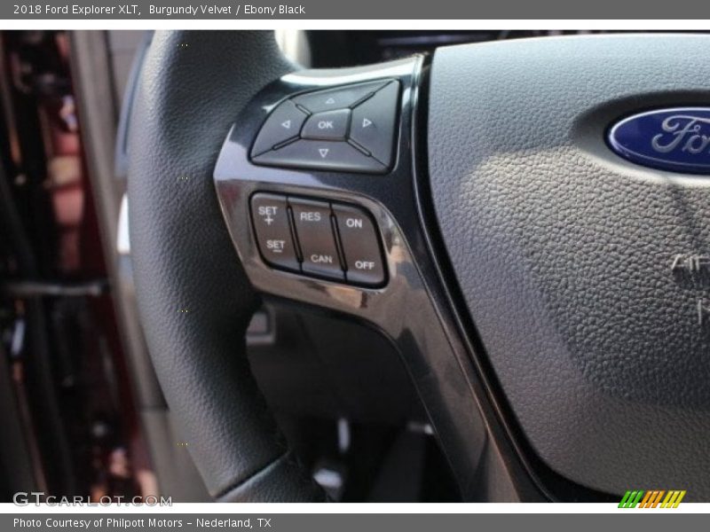 Burgundy Velvet / Ebony Black 2018 Ford Explorer XLT