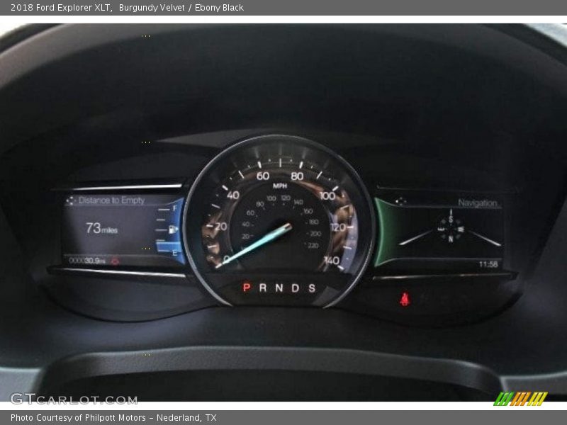Burgundy Velvet / Ebony Black 2018 Ford Explorer XLT