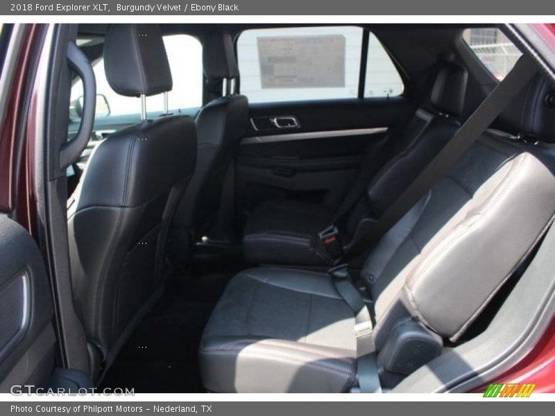 Burgundy Velvet / Ebony Black 2018 Ford Explorer XLT