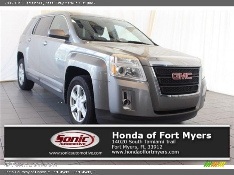 Steel Gray Metallic / Jet Black 2012 GMC Terrain SLE