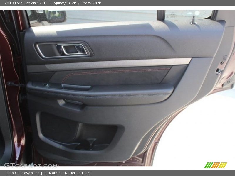Burgundy Velvet / Ebony Black 2018 Ford Explorer XLT