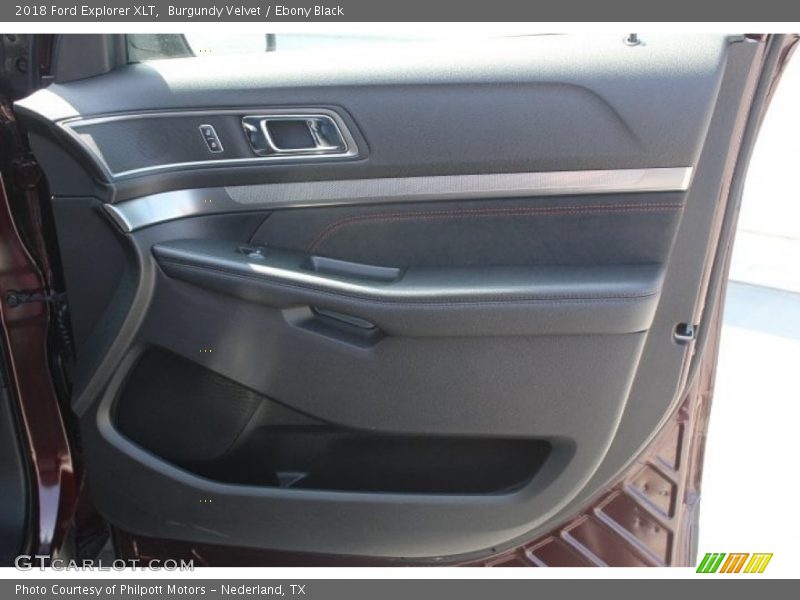 Burgundy Velvet / Ebony Black 2018 Ford Explorer XLT