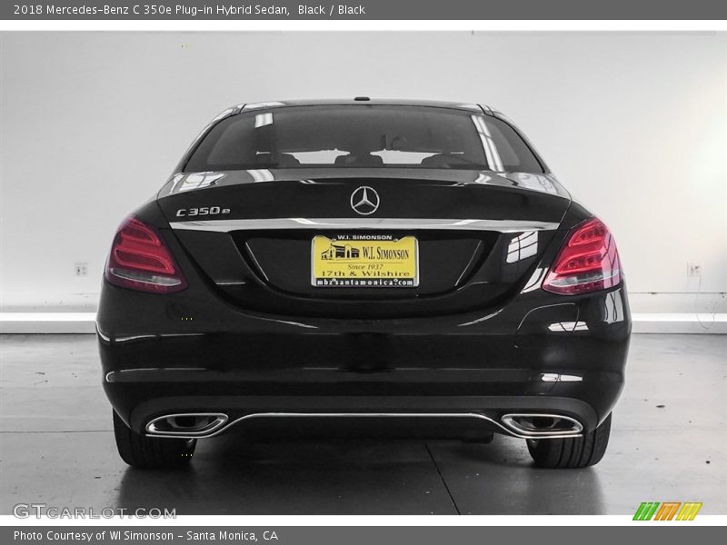 Black / Black 2018 Mercedes-Benz C 350e Plug-in Hybrid Sedan