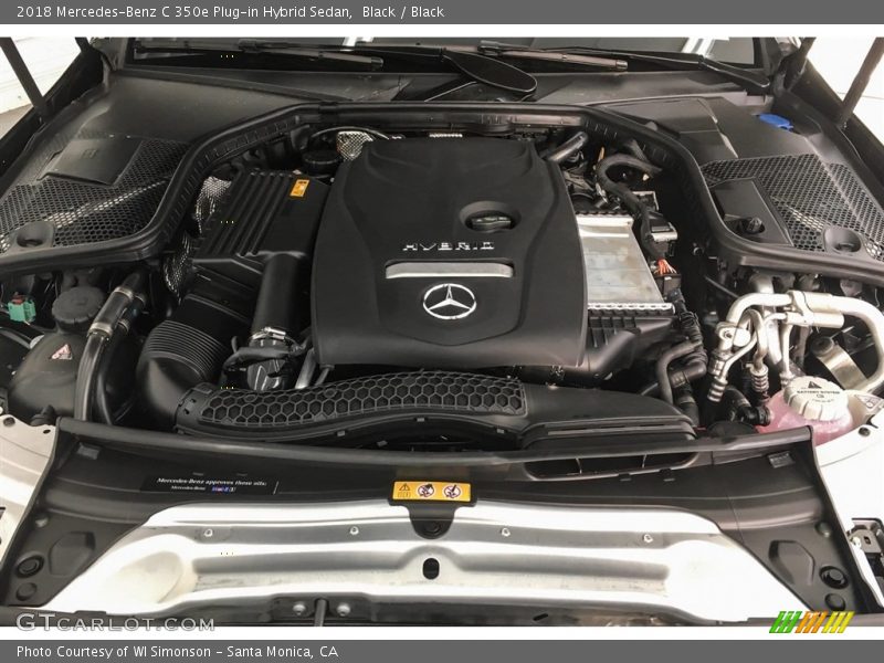 Black / Black 2018 Mercedes-Benz C 350e Plug-in Hybrid Sedan