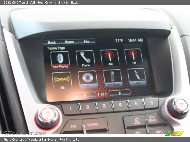 Steel Gray Metallic / Jet Black 2012 GMC Terrain SLE
