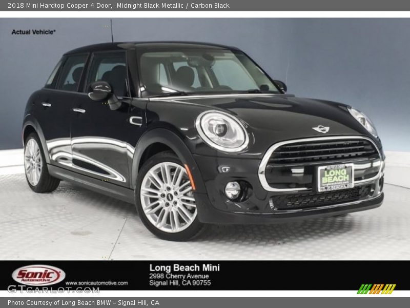 Midnight Black Metallic / Carbon Black 2018 Mini Hardtop Cooper 4 Door