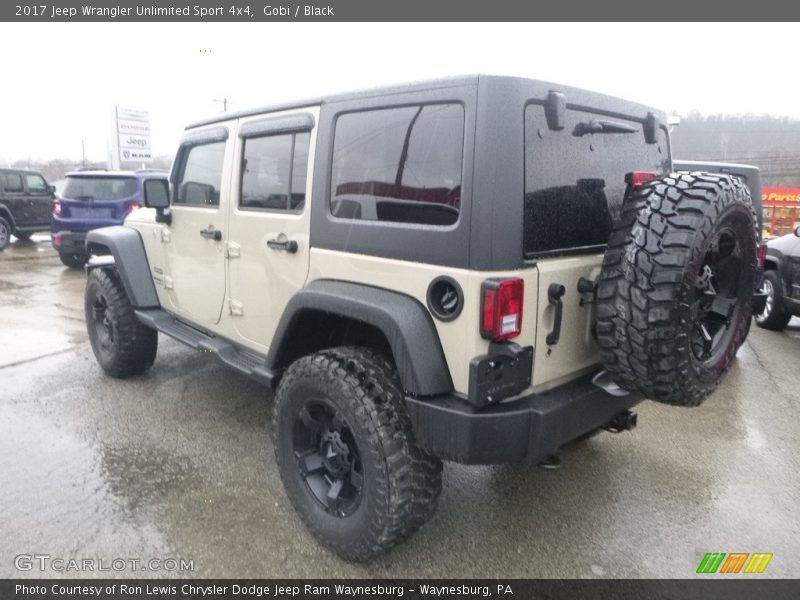 Gobi / Black 2017 Jeep Wrangler Unlimited Sport 4x4