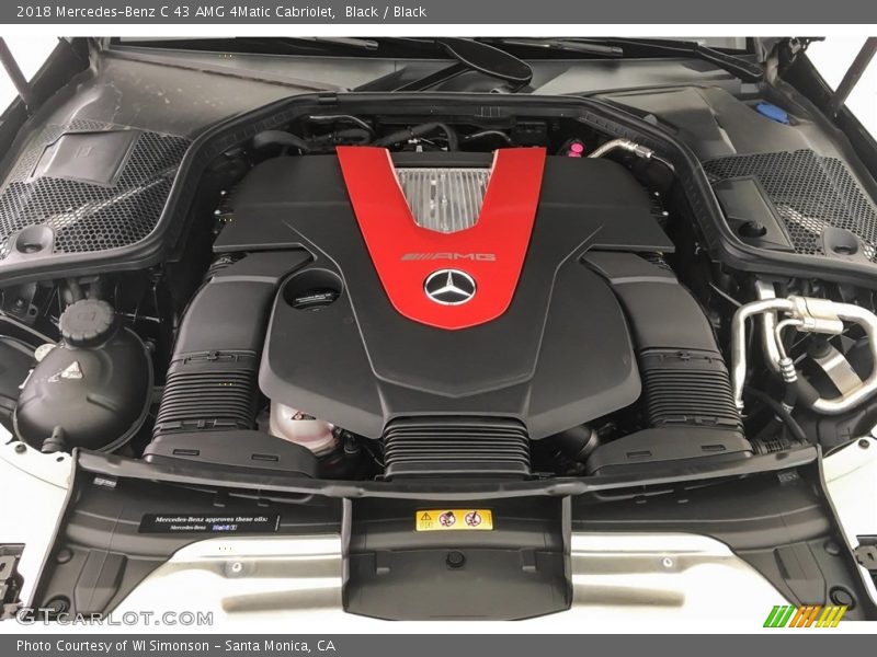 Black / Black 2018 Mercedes-Benz C 43 AMG 4Matic Cabriolet
