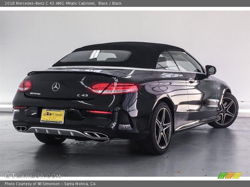 Black / Black 2018 Mercedes-Benz C 43 AMG 4Matic Cabriolet
