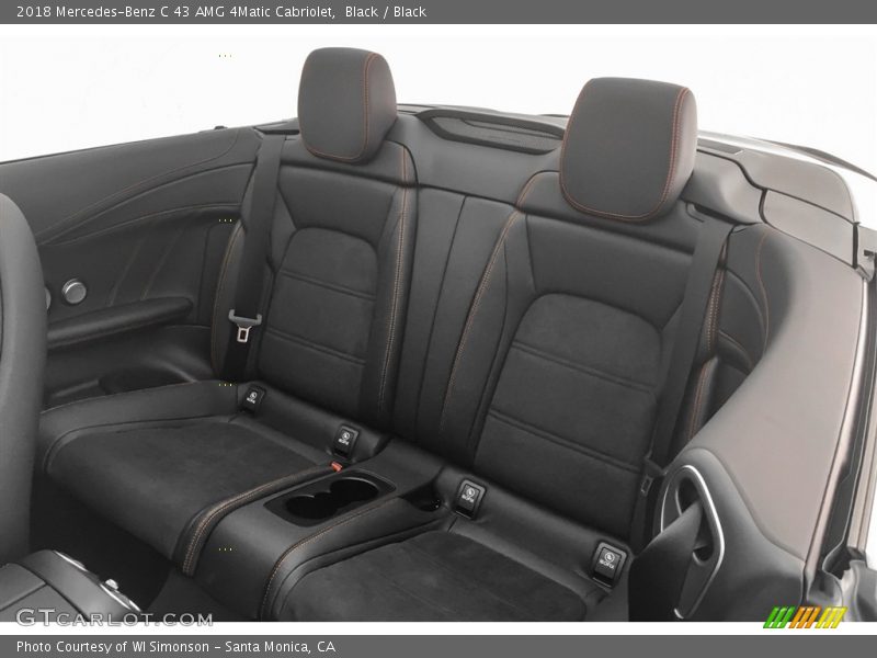 Rear Seat of 2018 C 43 AMG 4Matic Cabriolet