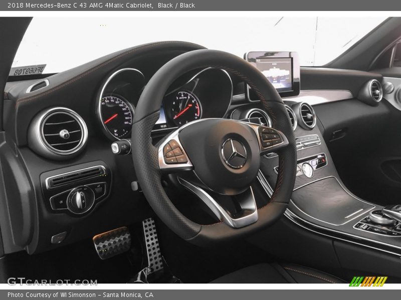 Dashboard of 2018 C 43 AMG 4Matic Cabriolet
