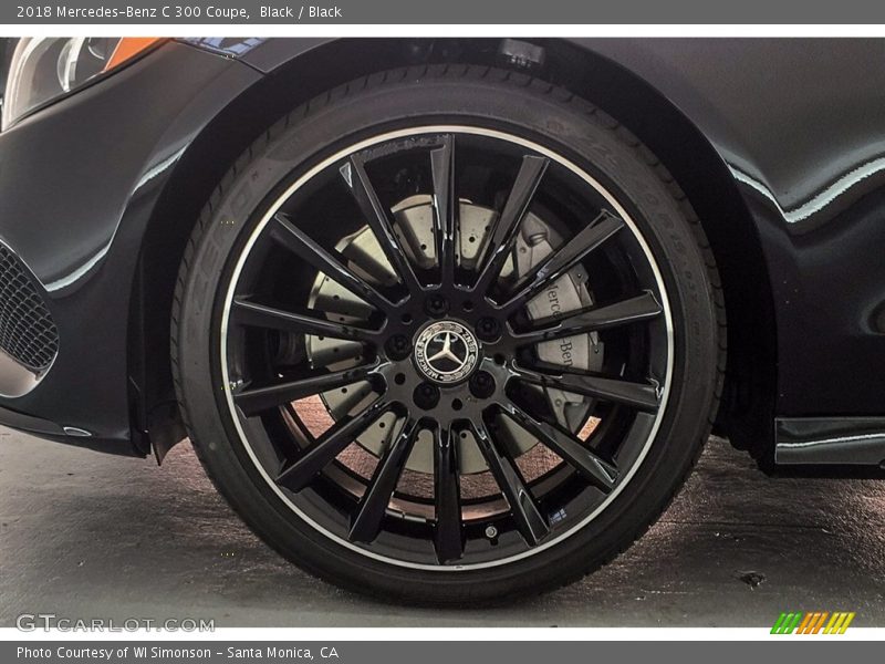 Black / Black 2018 Mercedes-Benz C 300 Coupe