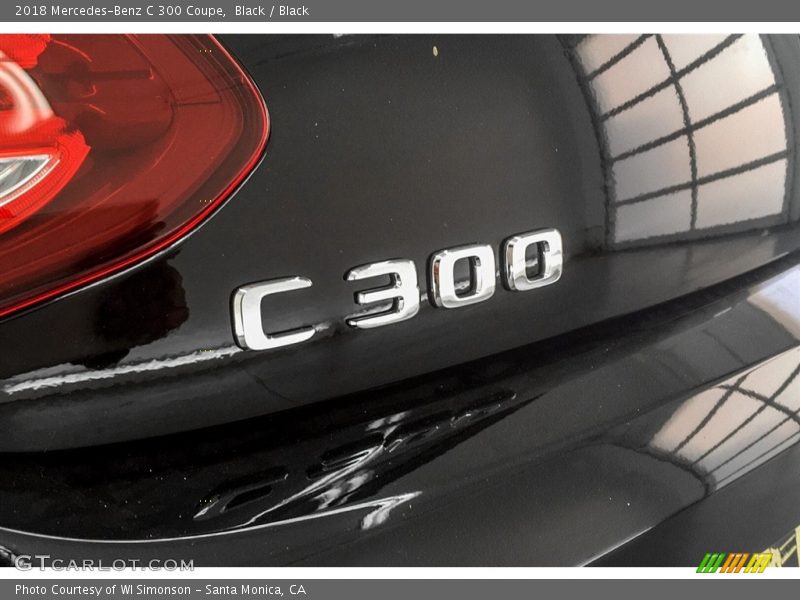 Black / Black 2018 Mercedes-Benz C 300 Coupe