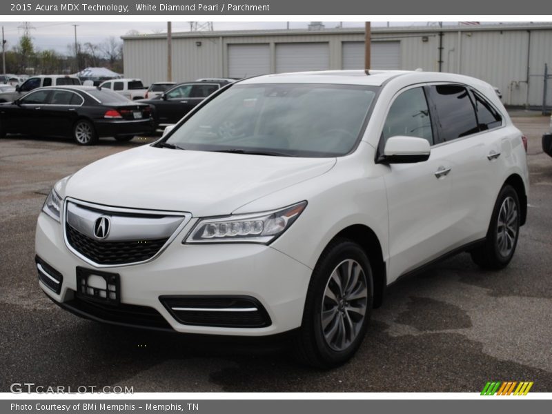 White Diamond Pearl / Parchment 2015 Acura MDX Technology