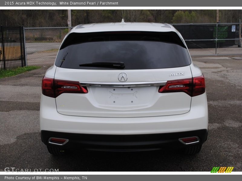 White Diamond Pearl / Parchment 2015 Acura MDX Technology