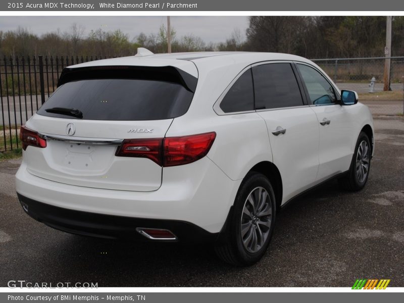 White Diamond Pearl / Parchment 2015 Acura MDX Technology