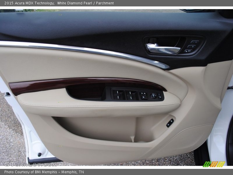 White Diamond Pearl / Parchment 2015 Acura MDX Technology