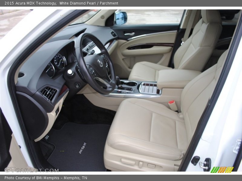 White Diamond Pearl / Parchment 2015 Acura MDX Technology