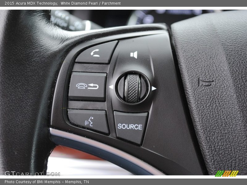 White Diamond Pearl / Parchment 2015 Acura MDX Technology