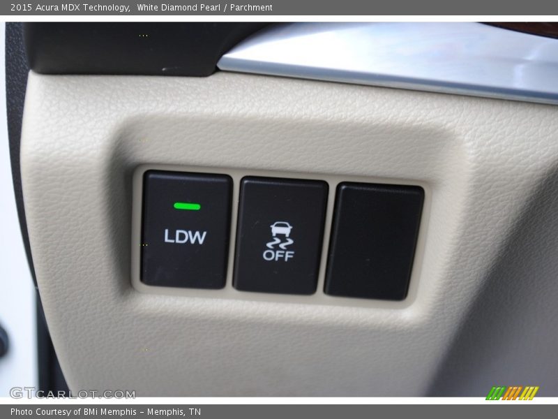 White Diamond Pearl / Parchment 2015 Acura MDX Technology