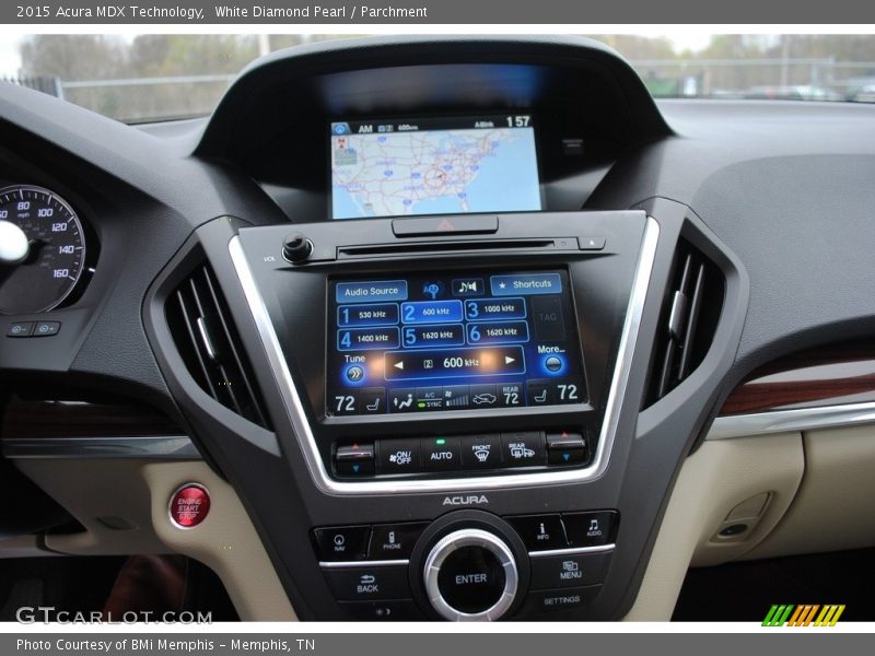 White Diamond Pearl / Parchment 2015 Acura MDX Technology