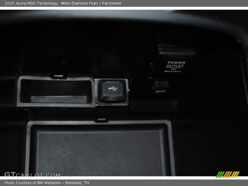 White Diamond Pearl / Parchment 2015 Acura MDX Technology