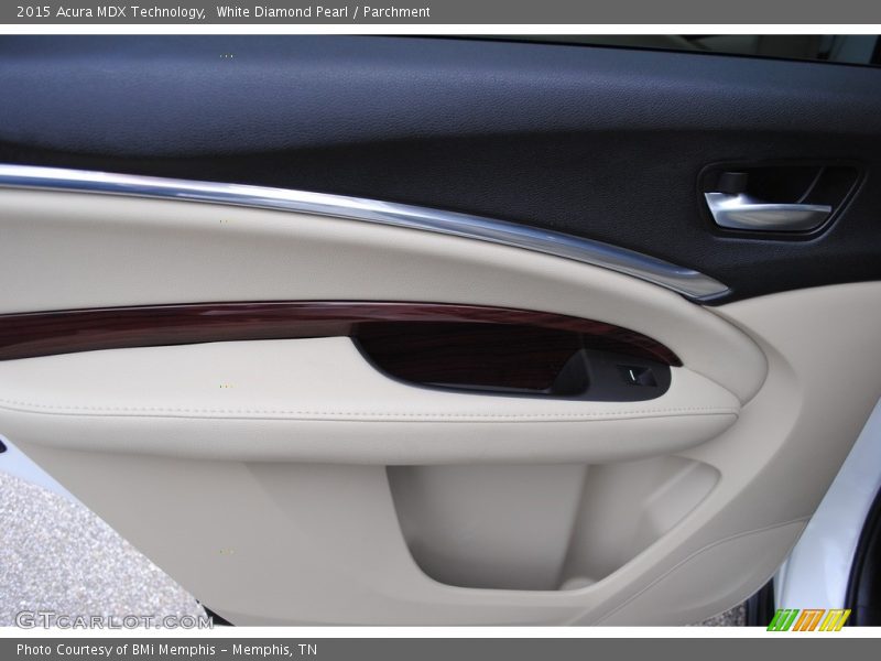 White Diamond Pearl / Parchment 2015 Acura MDX Technology