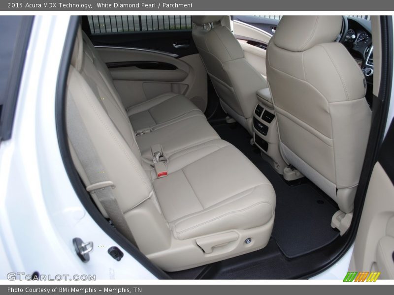 White Diamond Pearl / Parchment 2015 Acura MDX Technology