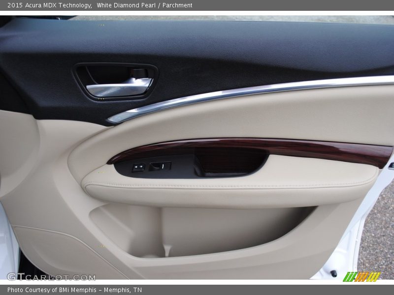 White Diamond Pearl / Parchment 2015 Acura MDX Technology