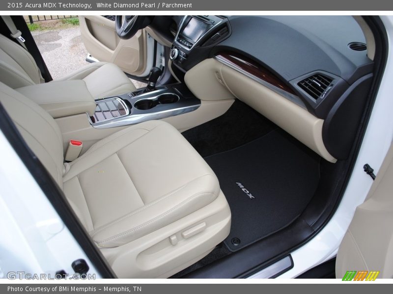 White Diamond Pearl / Parchment 2015 Acura MDX Technology