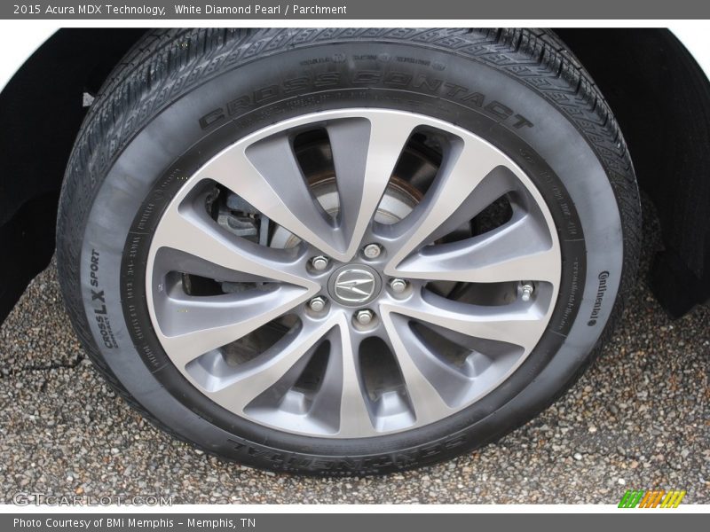 White Diamond Pearl / Parchment 2015 Acura MDX Technology