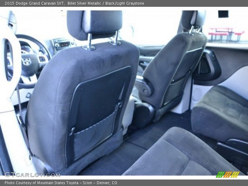 Billet Silver Metallic / Black/Light Graystone 2015 Dodge Grand Caravan SXT