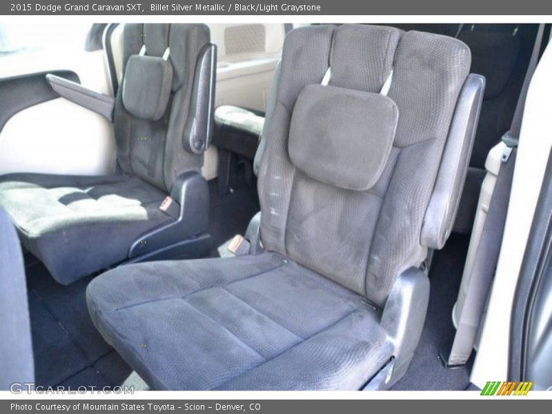 Billet Silver Metallic / Black/Light Graystone 2015 Dodge Grand Caravan SXT