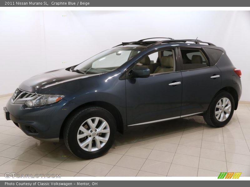 Graphite Blue / Beige 2011 Nissan Murano SL