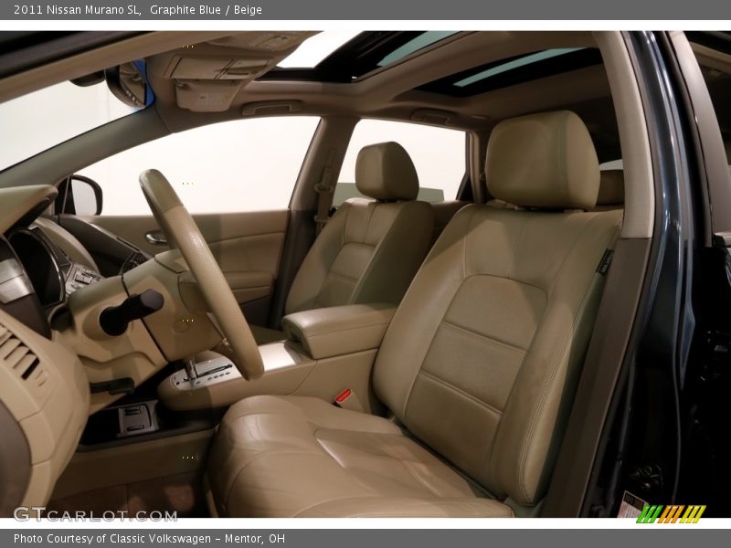 Graphite Blue / Beige 2011 Nissan Murano SL