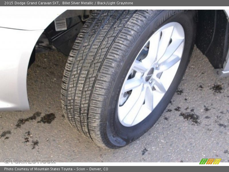 Billet Silver Metallic / Black/Light Graystone 2015 Dodge Grand Caravan SXT