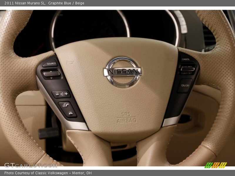 Graphite Blue / Beige 2011 Nissan Murano SL