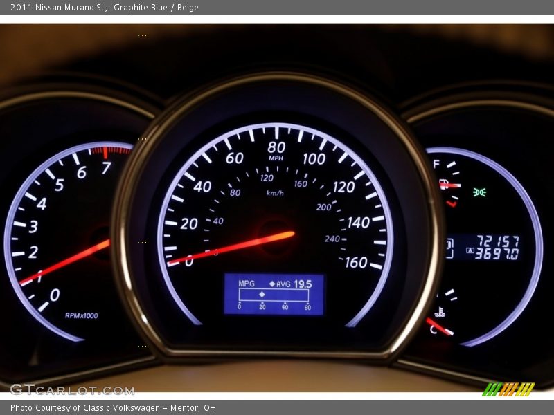 Graphite Blue / Beige 2011 Nissan Murano SL