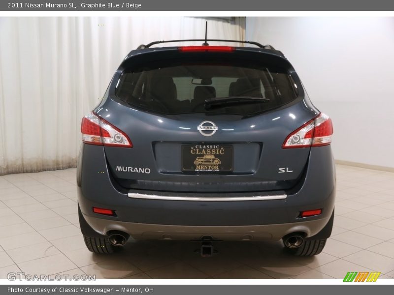 Graphite Blue / Beige 2011 Nissan Murano SL