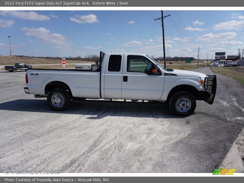 Oxford White / Steel 2013 Ford F250 Super Duty XLT SuperCab 4x4